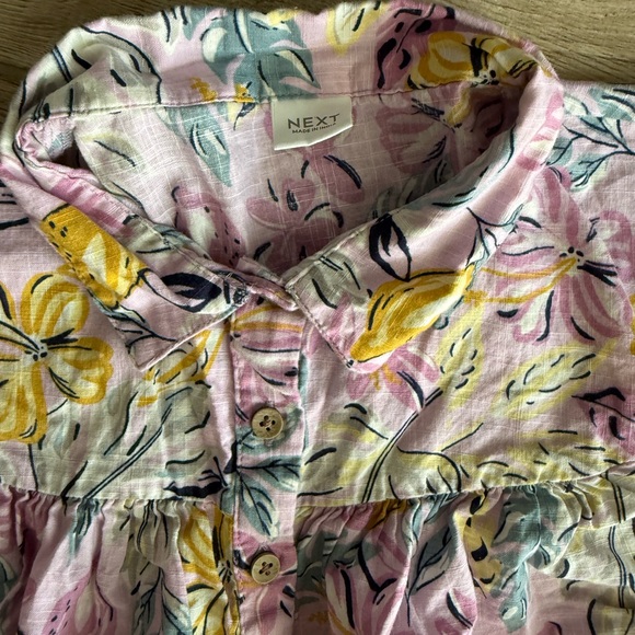 Next Floral Kids Set - Pink, Yellow, and Gray - Picture 3 of 9